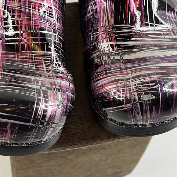 Women's Dansko Clogs - Comfortable Professional Shoes - Used 10.5-11 purple - Picture 12 of 13